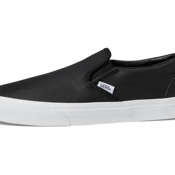 Vans Black Classic Slip-On Shoes - Picture 5 of 11